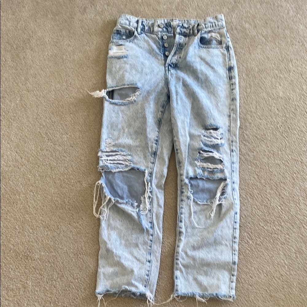 PacSun Distressed Blue Denim Jeans